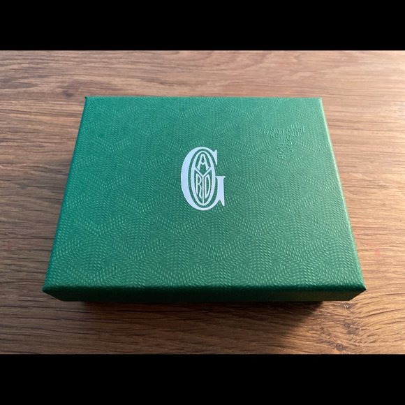 New Goyard SaintSulpice CardHolder- Classic Black Canvas/Leather Compact Wallet - Picture 3 of 10